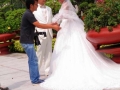 Bride, groom, photographer