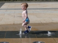 BoyRompsInFountain