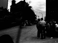 group at corner