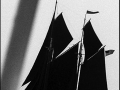 sails in silhouette